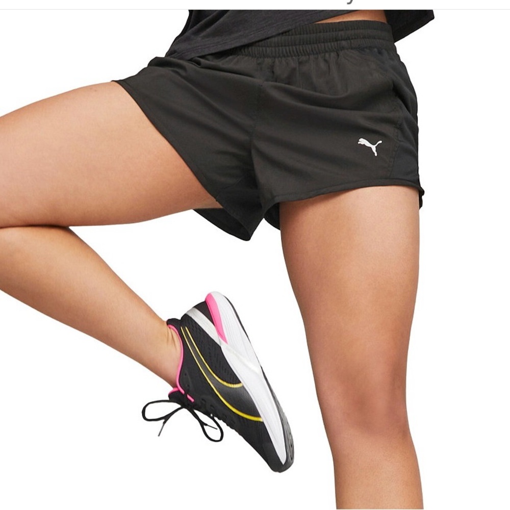 Black Puma Running Shorts